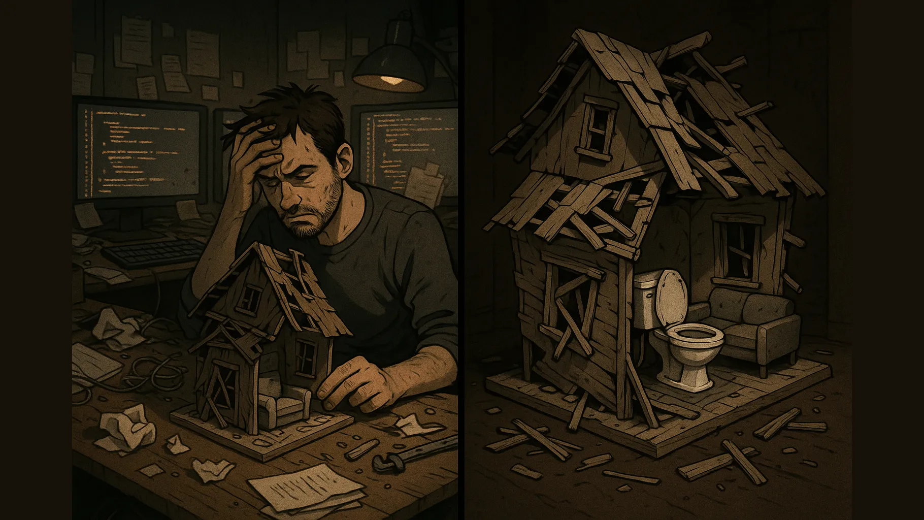 Building with no context